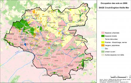 Occupation des sols en 2008