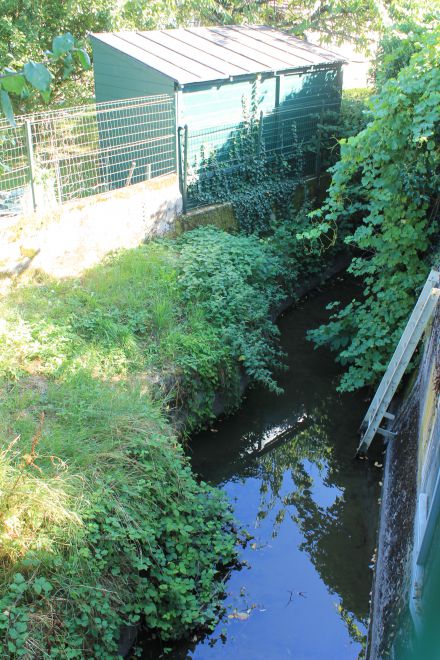 Bassin des Moulinets, aval bassin à Eaubonne