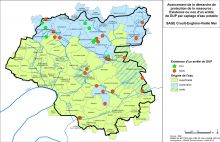 Carte des Déclarations d'Utilité Publique (DUP) des captages d'eau potable