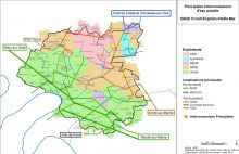 Carte des principales interconnexions d'eau potable