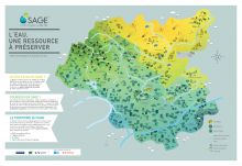 Panneau pédagogique du SAGE CEVM