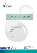 Rapport d'activité du SAGE CEVM 2014 Rapport d'activité du SAGE CEVM 2014