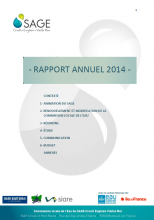 Rapport d'activité du SAGE CEVM 2014