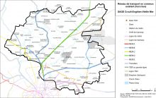 Carte des réseaux de transport en commun existants