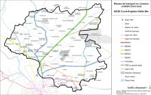 Carte des réseaux de transport en commun existants