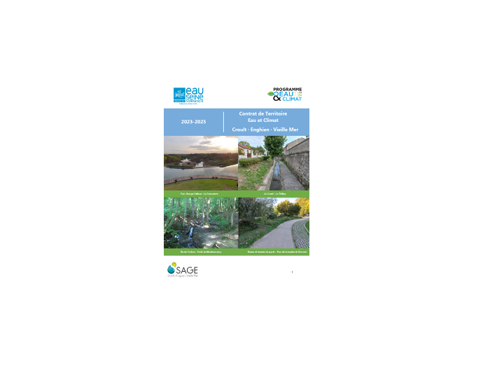 Contrat de territoire Eau et Climat Croult-Enghien-Vieille Mer 2023-2025