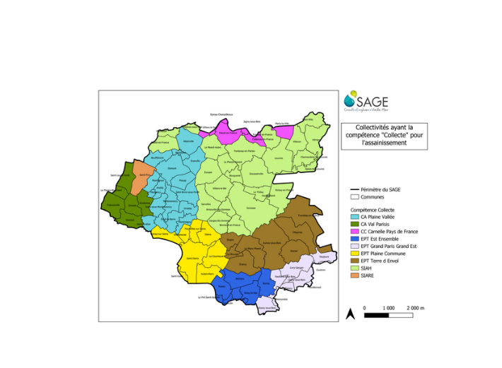 Carte des gestionnaires de l&rsquo;assainissement
